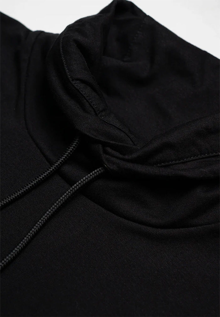 Ryusei Kaos Pria Lengan Panjang Nandito Kei Black