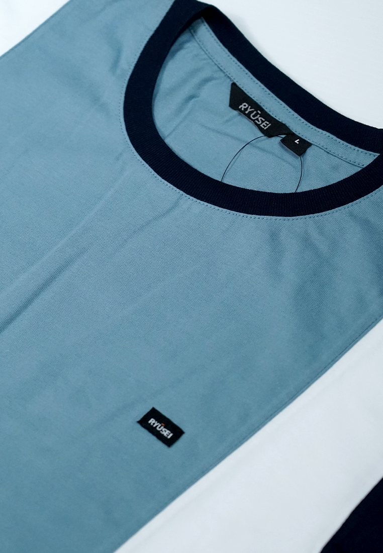 Ryusei Kaos Pria Miyazaki Smoke Blue