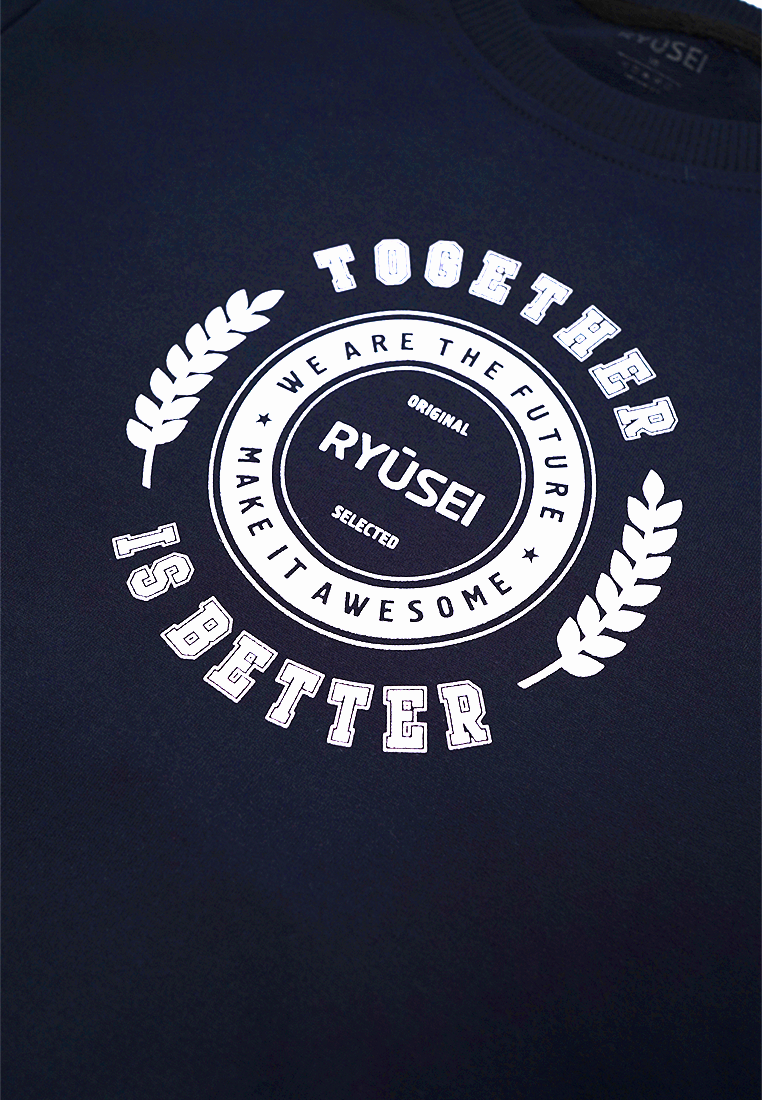 Ryusei Sweater Kids Awesome Navy - Ryusei