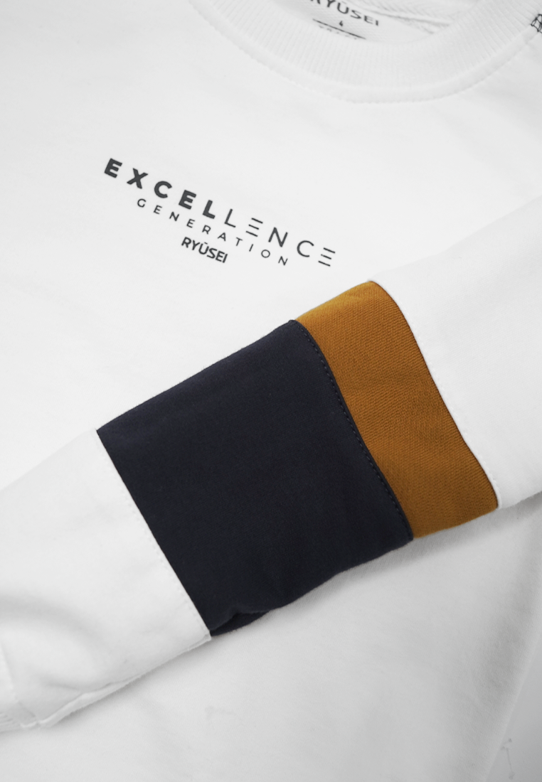 Ryusei Sweater Kids Excellence CMB White - Ryusei