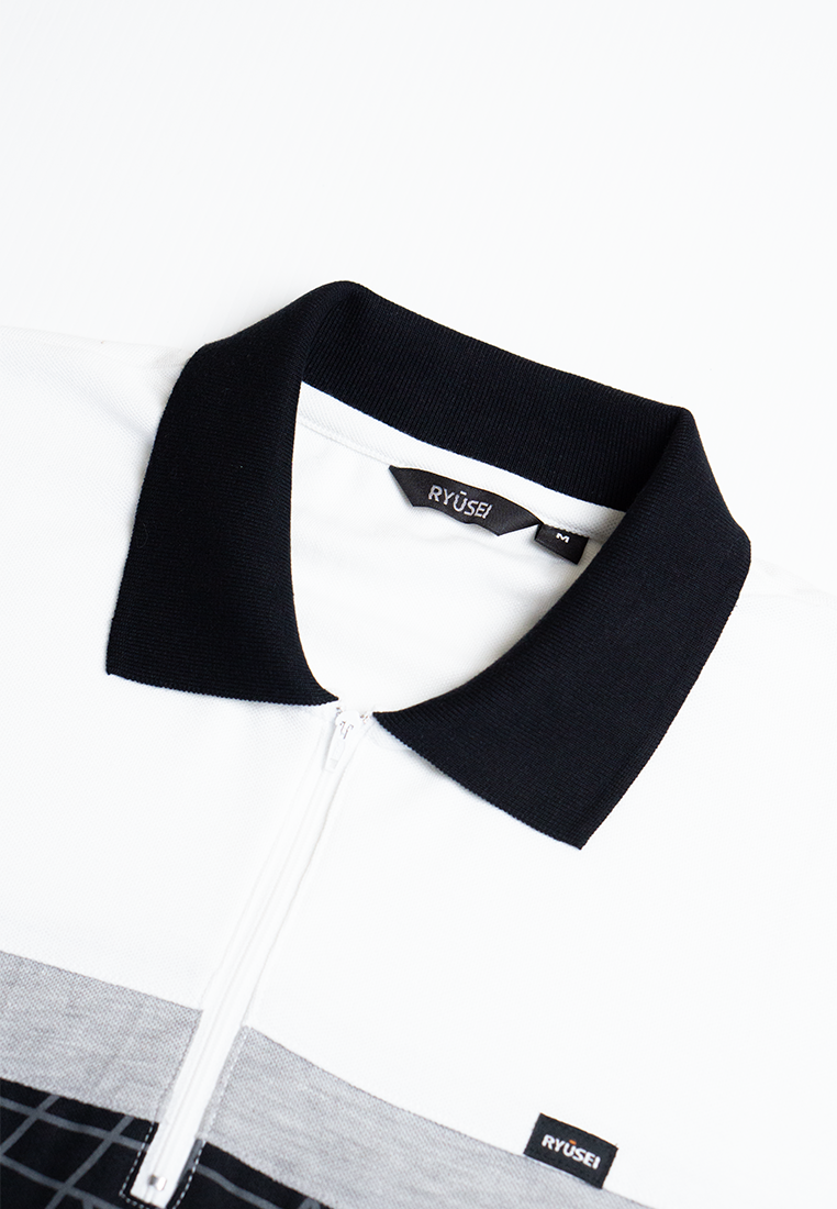 Ryusei Polo Pria Yukinari CMB White