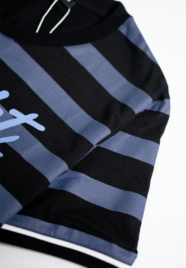 Ryusei Kaos Pria Delight Stripe