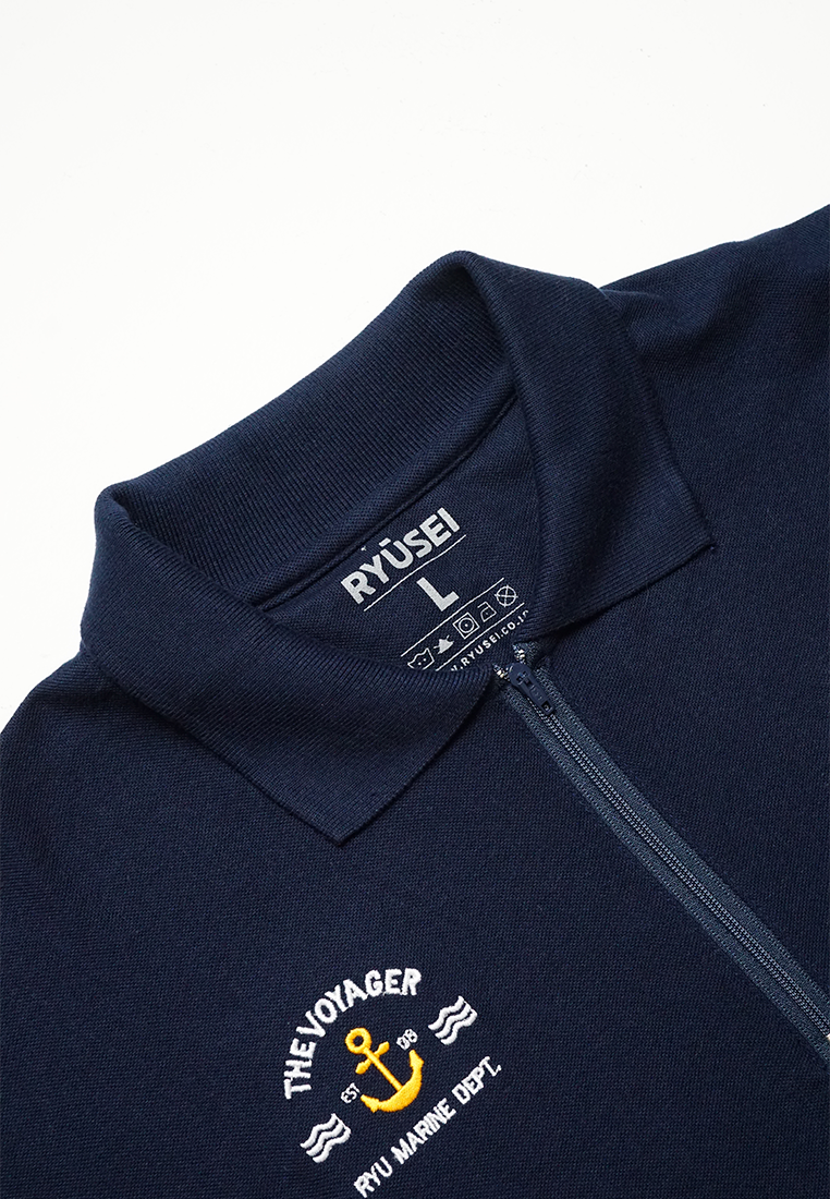Ryusei Polo Shirt Sailing Navy - Ryusei