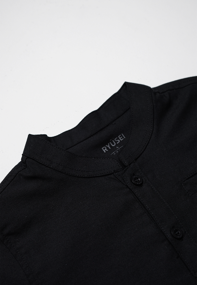 Ryusei Shirt Kids Nakayama Black - Ryusei
