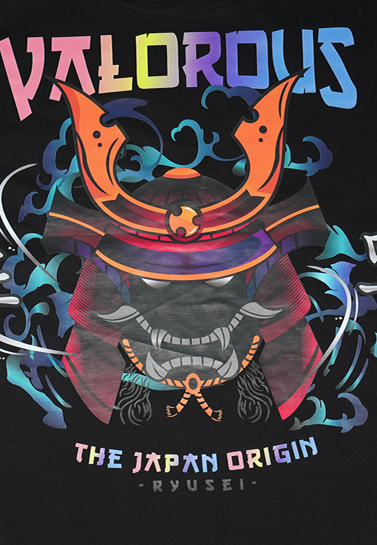 Ryusei Kaos Pria Valorous Black