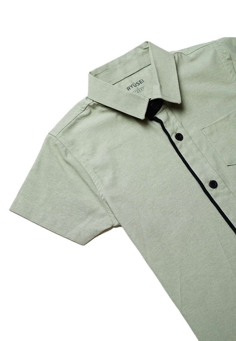 Ryusei Shirt kids Atsugawa Mint Green - Ryusei