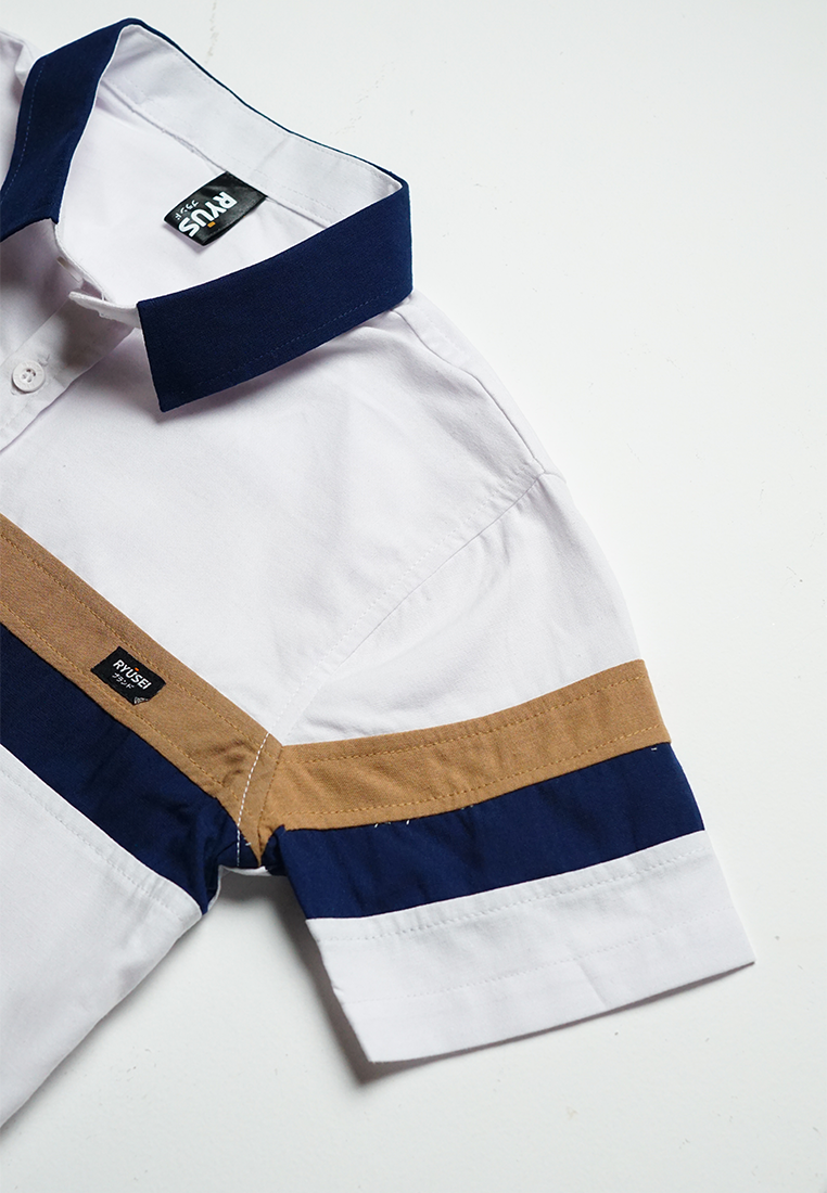 Ryusei Shirt kids Isaka CMB White
