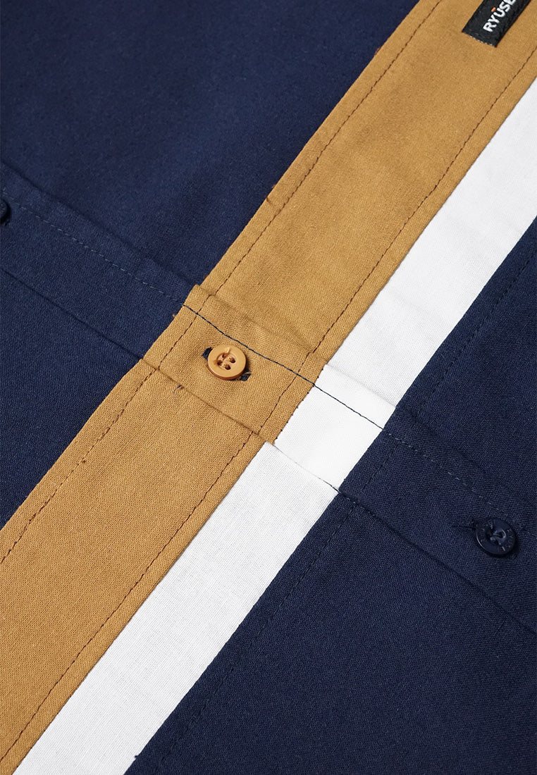 Atsuya Long Sleeve Navy - Ryusei