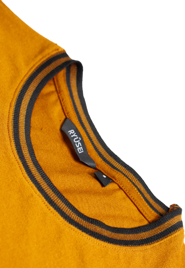 Ryusei Kaos Pria Yutanaka Mustard