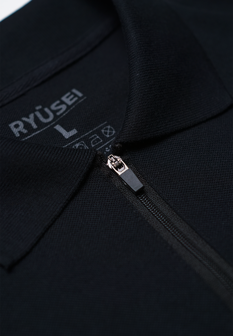 Ryusei Polo Shirt Kagayaki Black