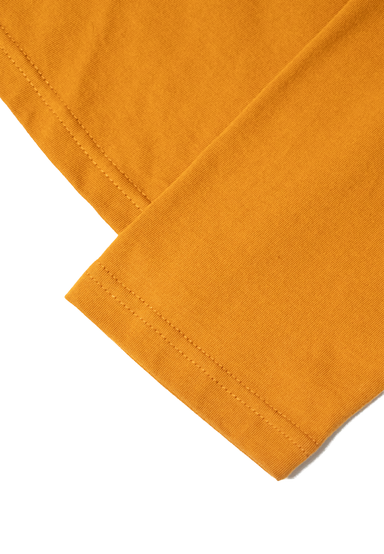 Ryusei Kaos Pria Lengan Panjang Nandito Mustard