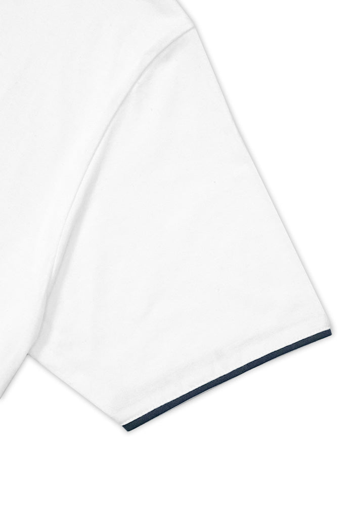 Ryusei T-shirt Hayama White Stripe Navy - Ryusei t shirt