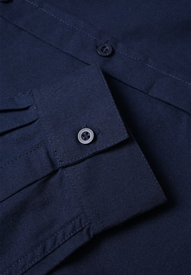 Atsuya Long Sleeve Navy - Ryusei