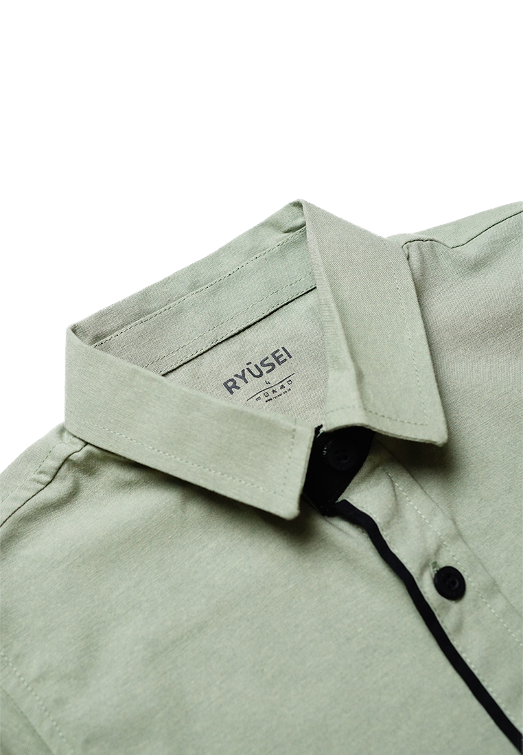 Ryusei Shirt kids Atsugawa Mint Green - Ryusei