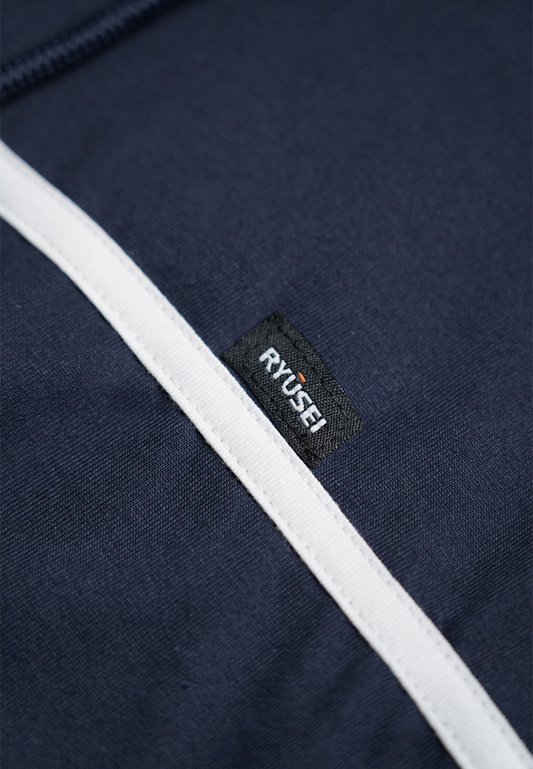 Ryusei Kaos Pria Turtleneck Nandito Yui Navy