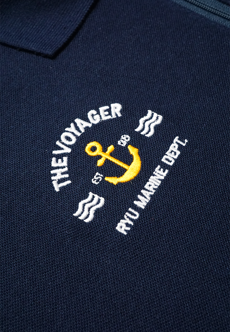 Ryusei Polo Shirt Sailing Navy - Ryusei