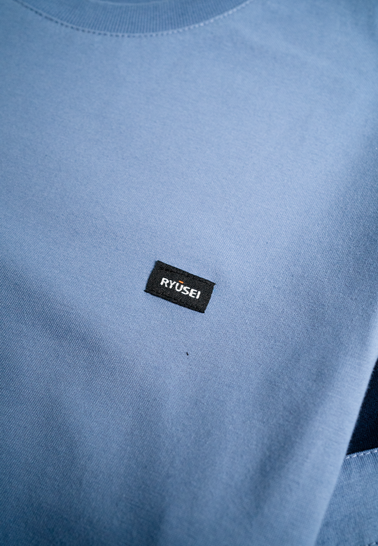 Kaos Pria Hyuga CMB Blue Denim