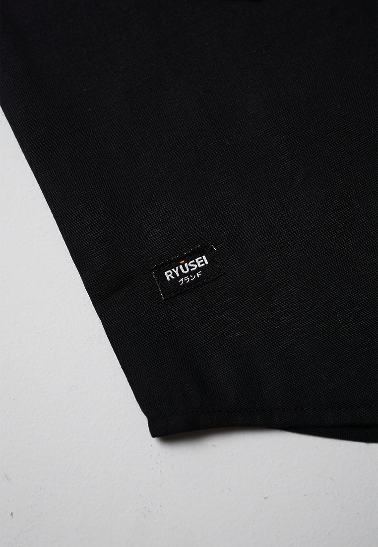 Ryusei Shirt Kids Nakayama Black - Ryusei