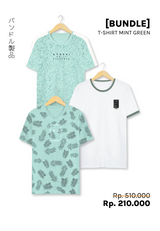[BUNDLE] T-shirt Mint Green