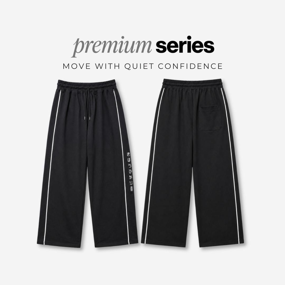 Ryusei Baggy Pants Taiga Black