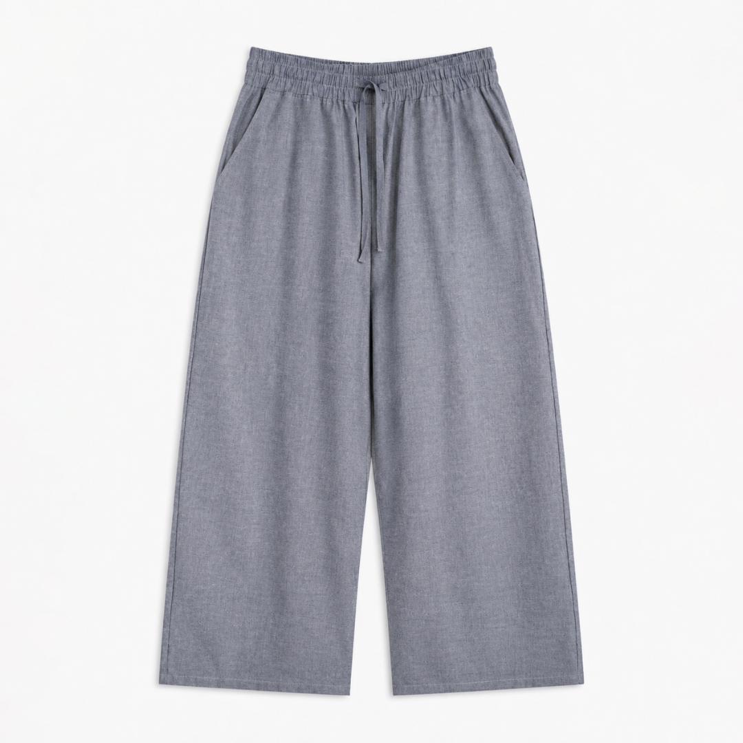 Ryusei Baggy Pants Denim Harumi Ash Grey