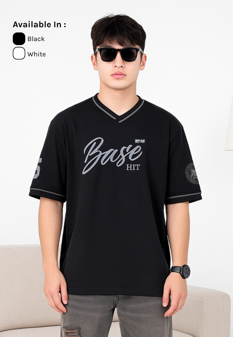 Ryusei Kaos Pria Boxy Oversize Base