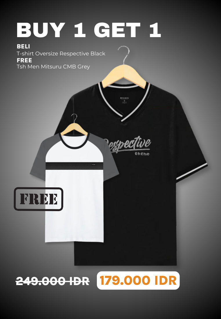 Buy 1 Get 1 – Oversize & Regular Tee Ultra Comfy