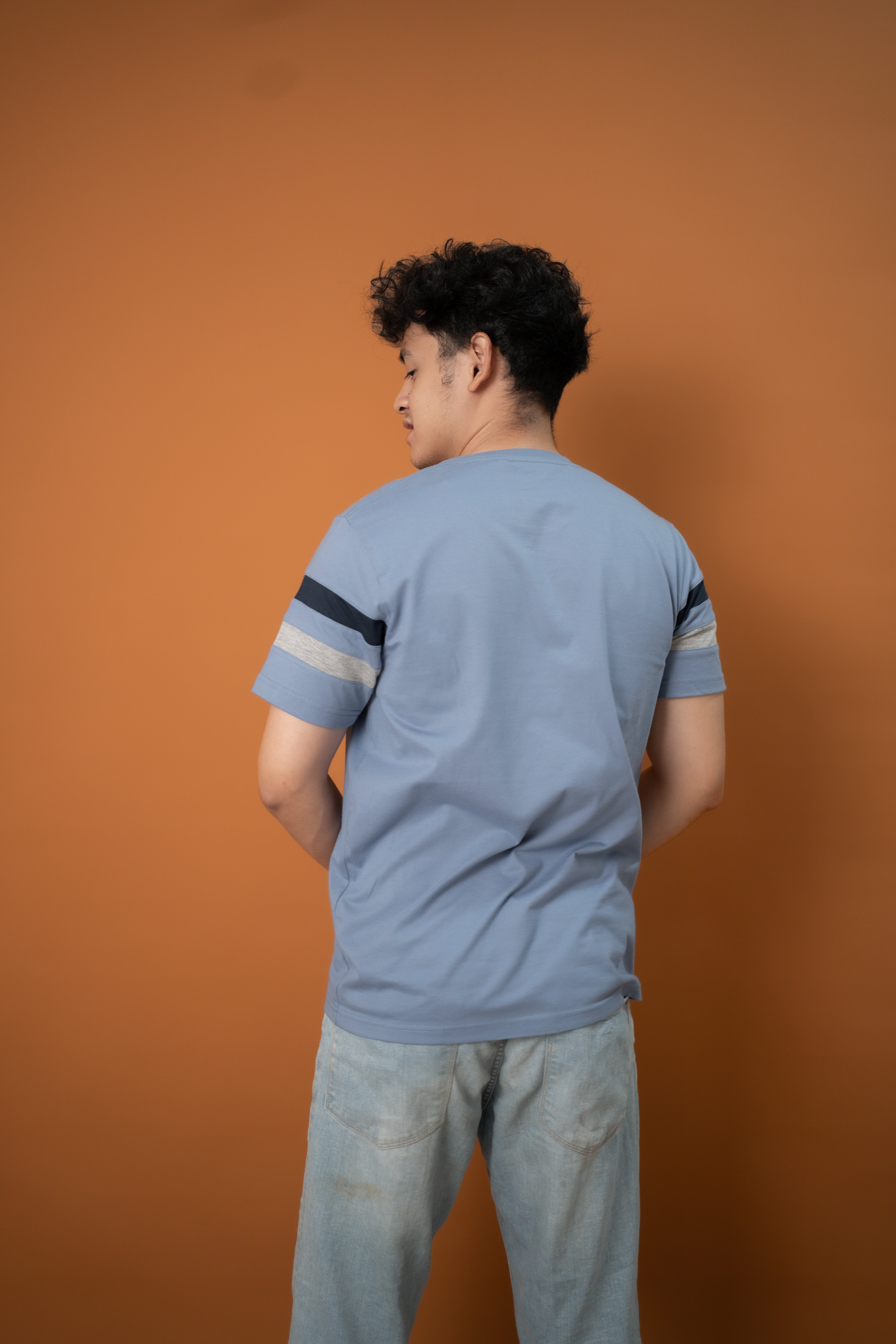 Kaos Pria Hyuga CMB Blue Denim
