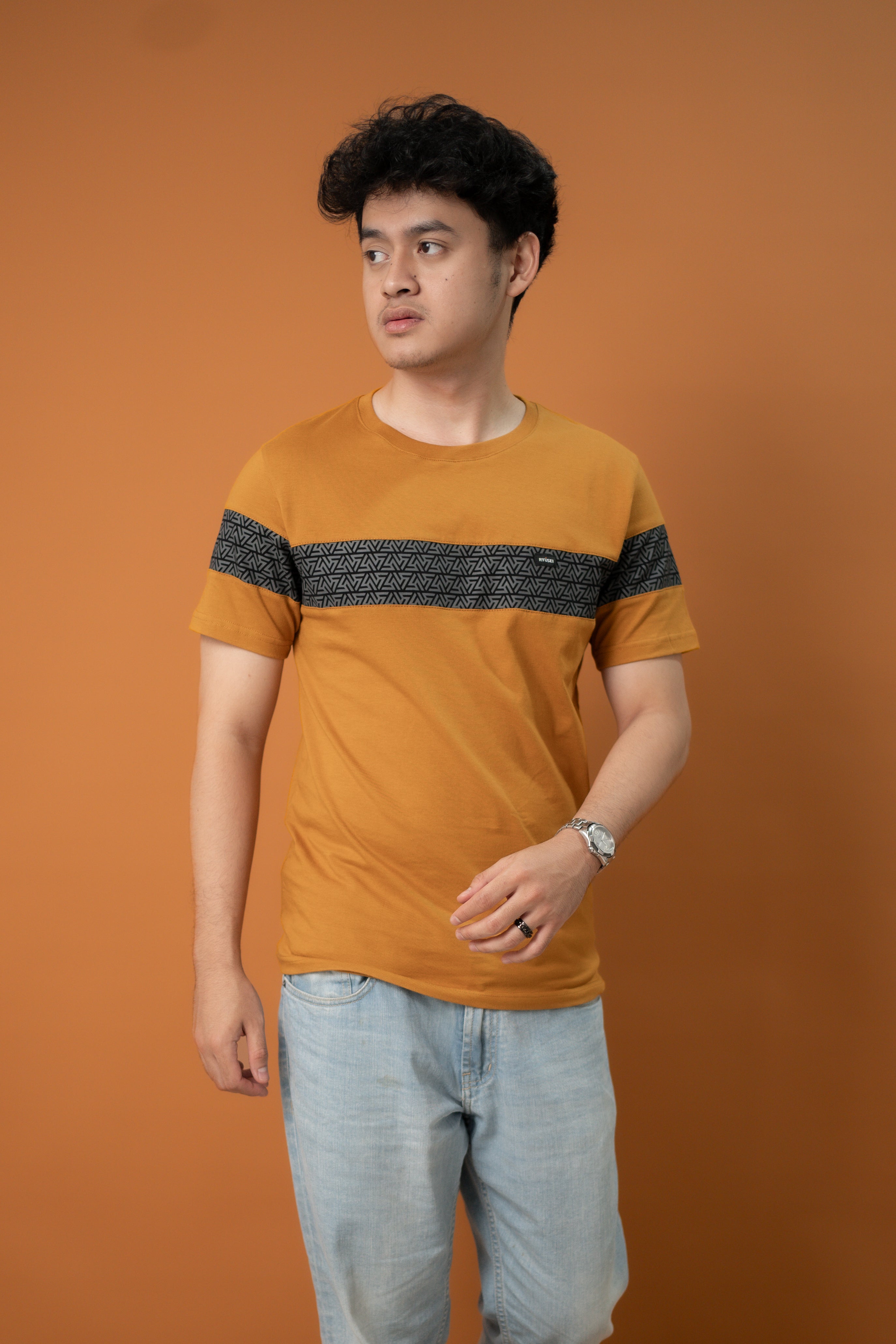 Ryusei Kaos Pria Yukina CMB Mustard