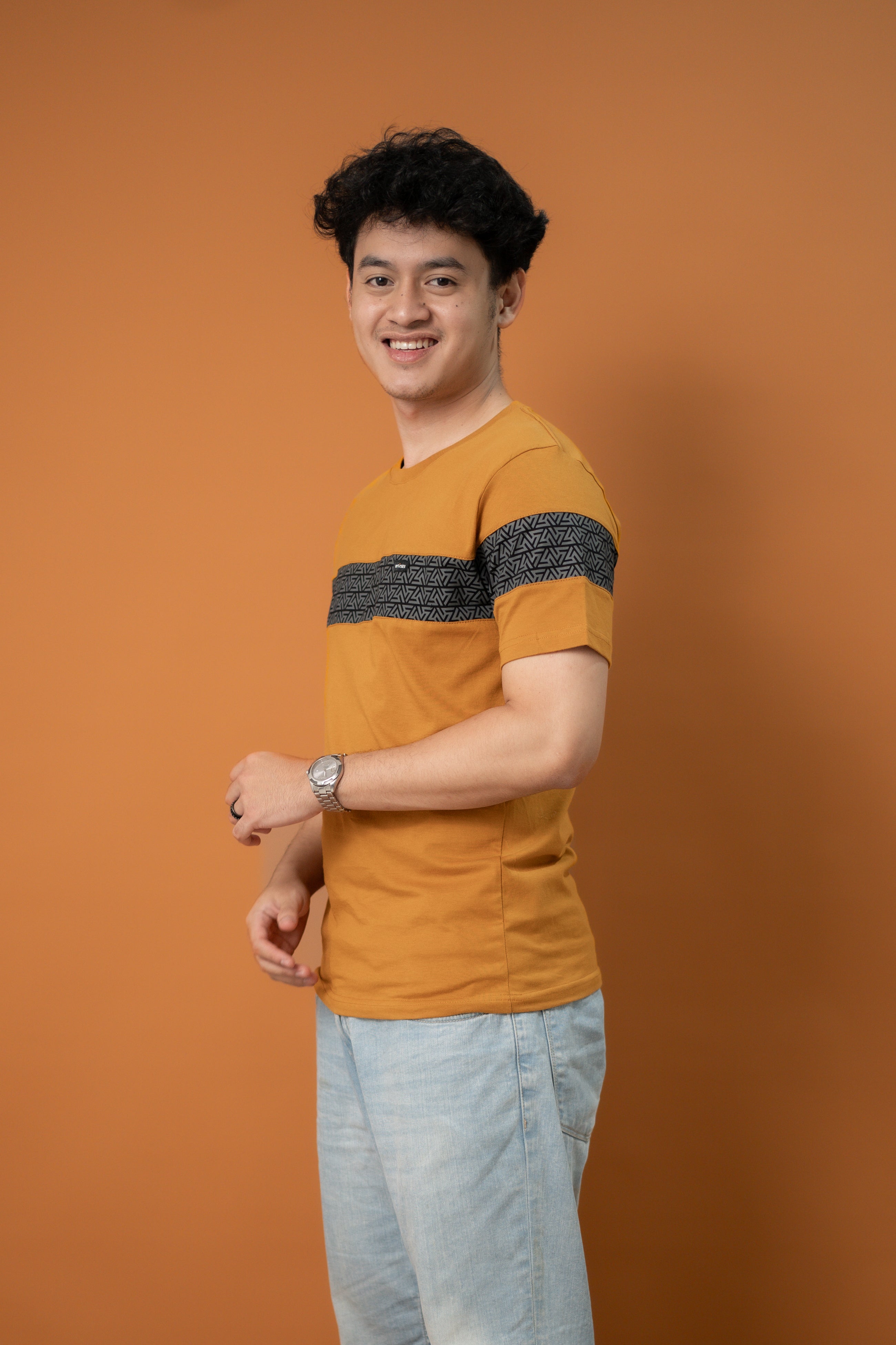 Ryusei Kaos Pria Yukina CMB Mustard