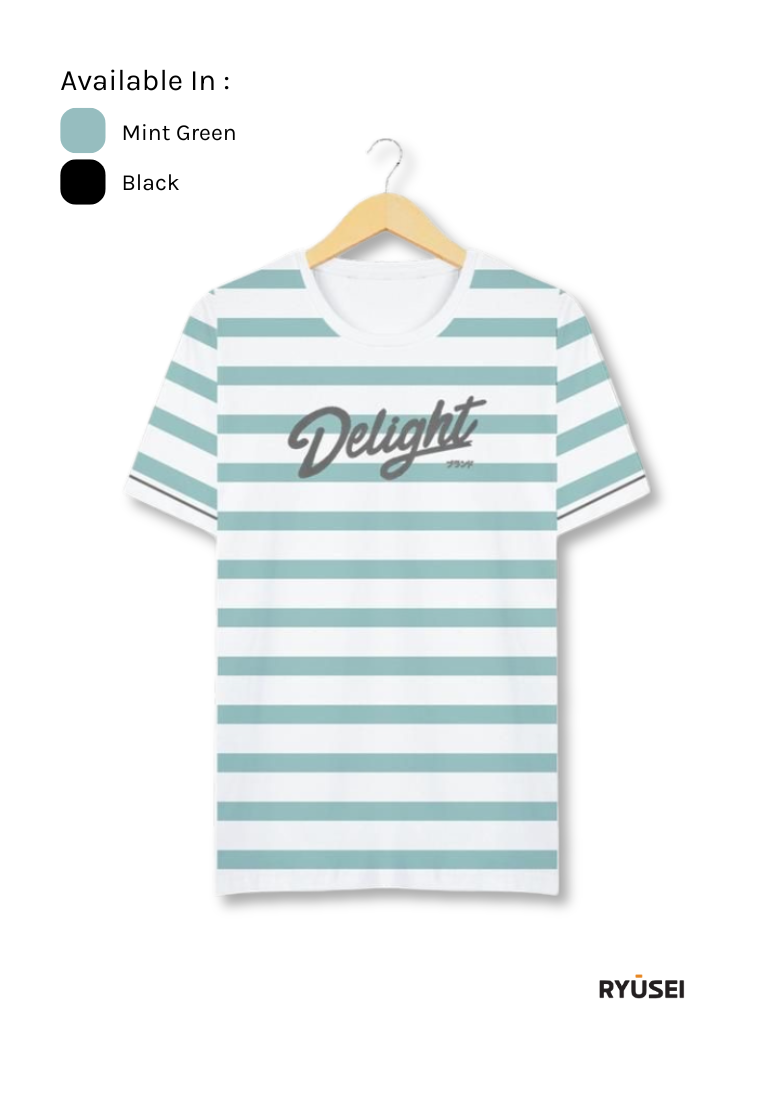 Ryusei Kaos Pria Delight Stripe