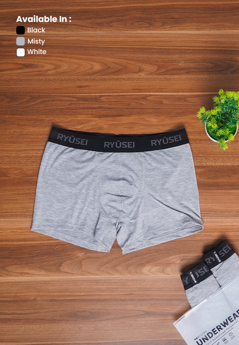 Ryusei Boxer Haruki Polyester Spandex 3 Pcs | Nyaman & Elastis