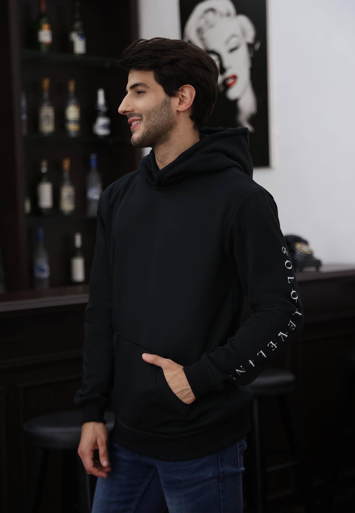 Ryusei x Solo Leveling | Hoodie Hunter Solo Leveling Black