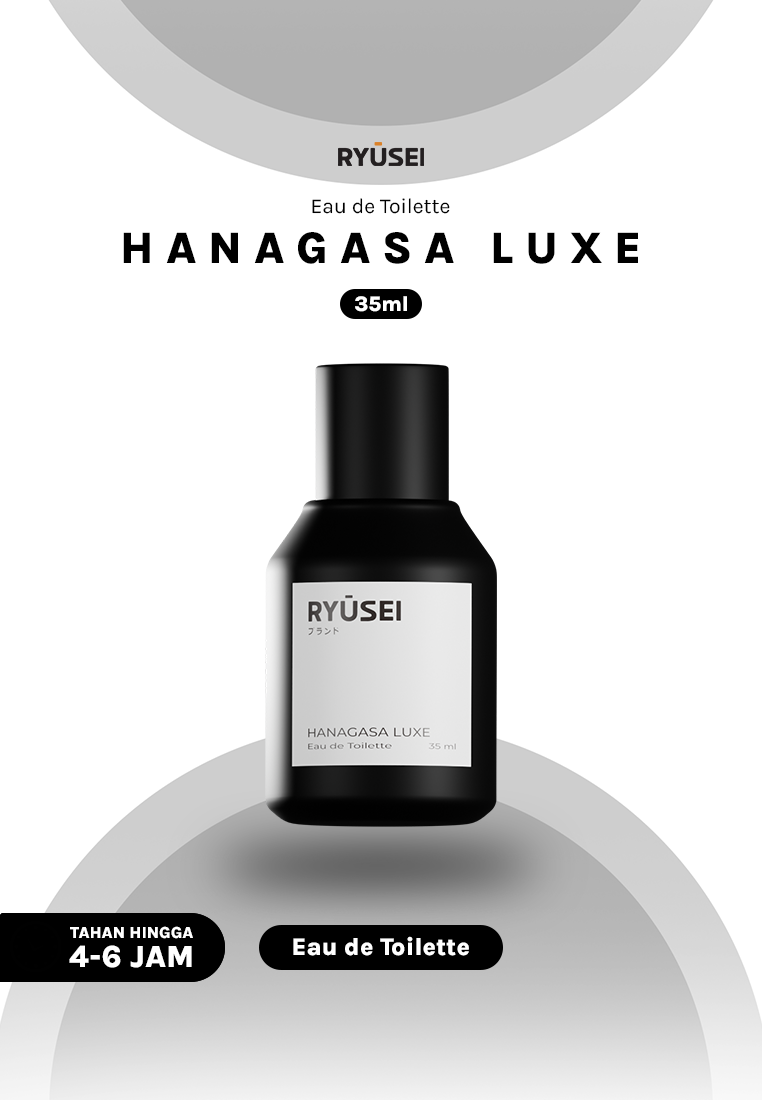 Ryusei Hanagasa Luxe - Eau de Toilette 35ml - Parfum Pria Malam Hari