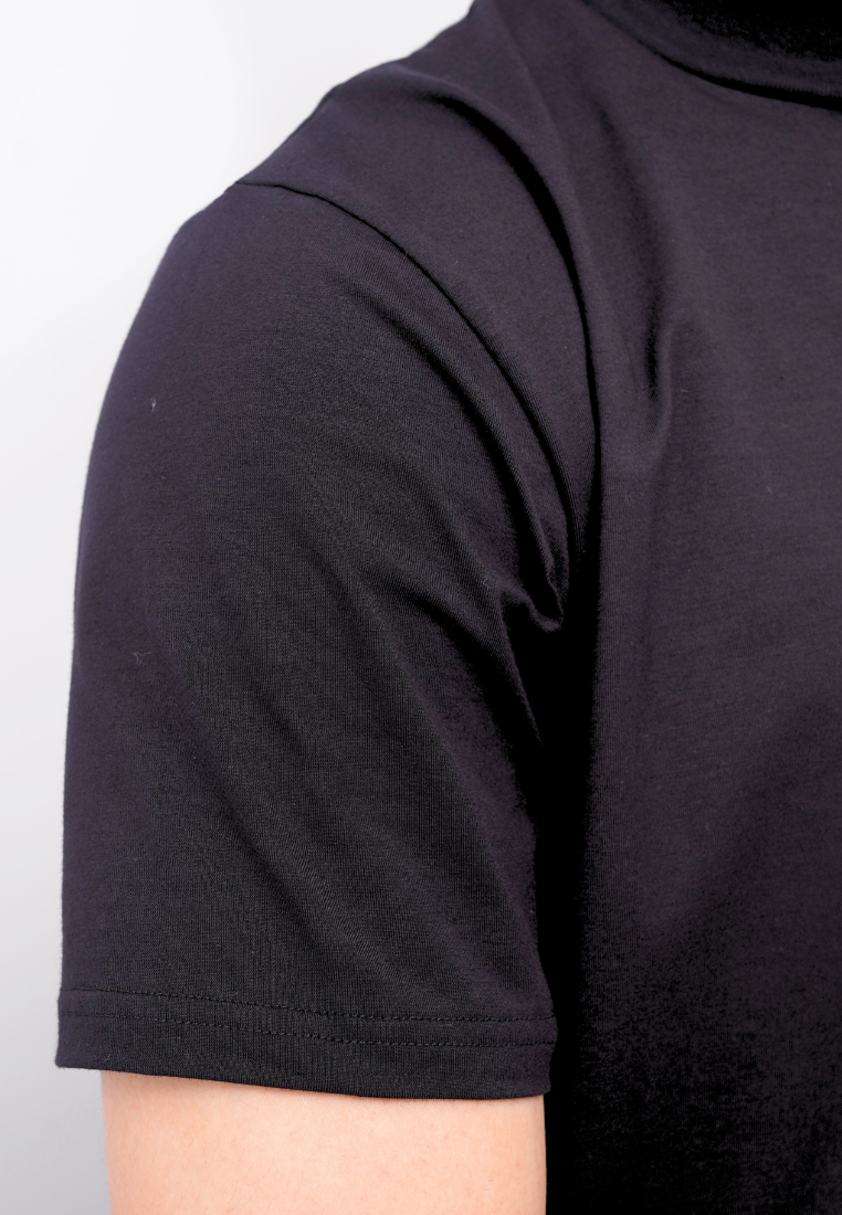 Ryusei Fitted Tee High Neck Neo Flex - Kaos Pria High Neck Slim Fit Premium