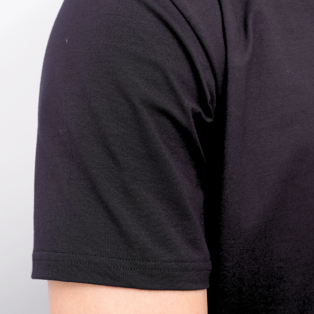Ryusei Fitted Tee High Neck Neo Flex - Kaos Pria High Neck Slim Fit Premium