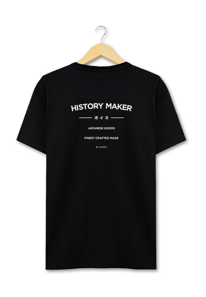 Ryusei Tshirt History Black - Ryusei t shirt