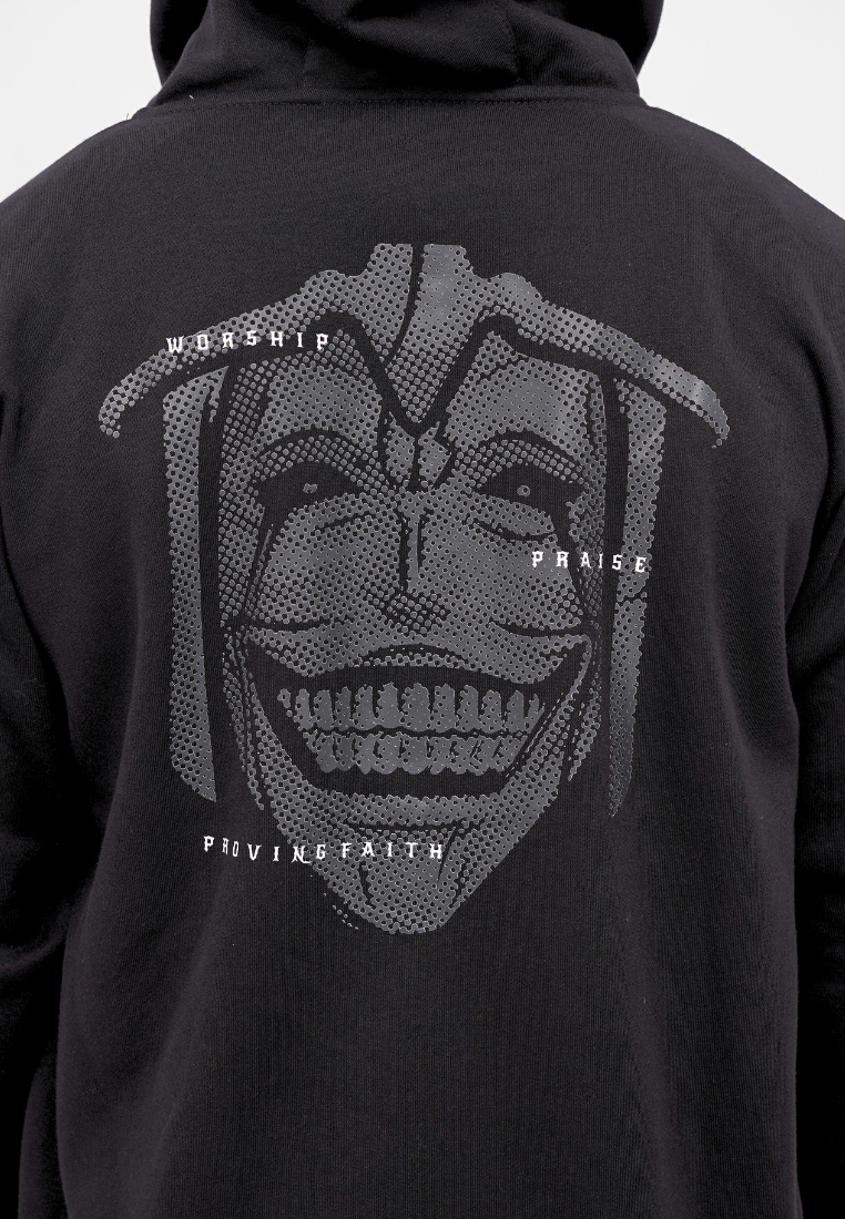 Ryusei x Solo Leveling | Hoodie Zipper Faith Black