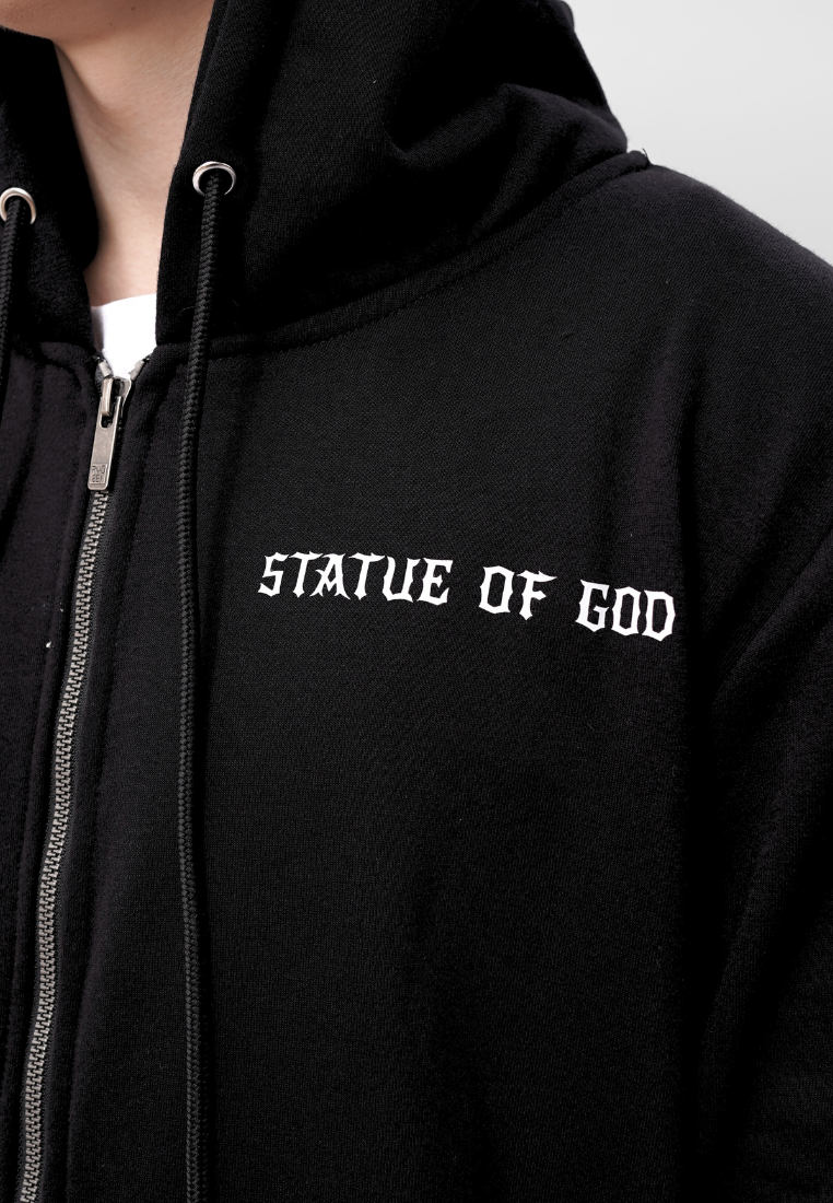 Ryusei x Solo Leveling | Hoodie Zipper Faith Black