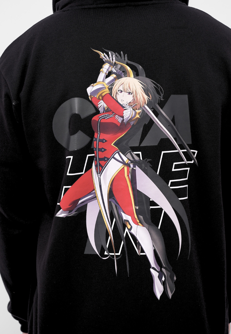 Ryusei x Solo Leveling | Hoodie Zipper Moonveil Black