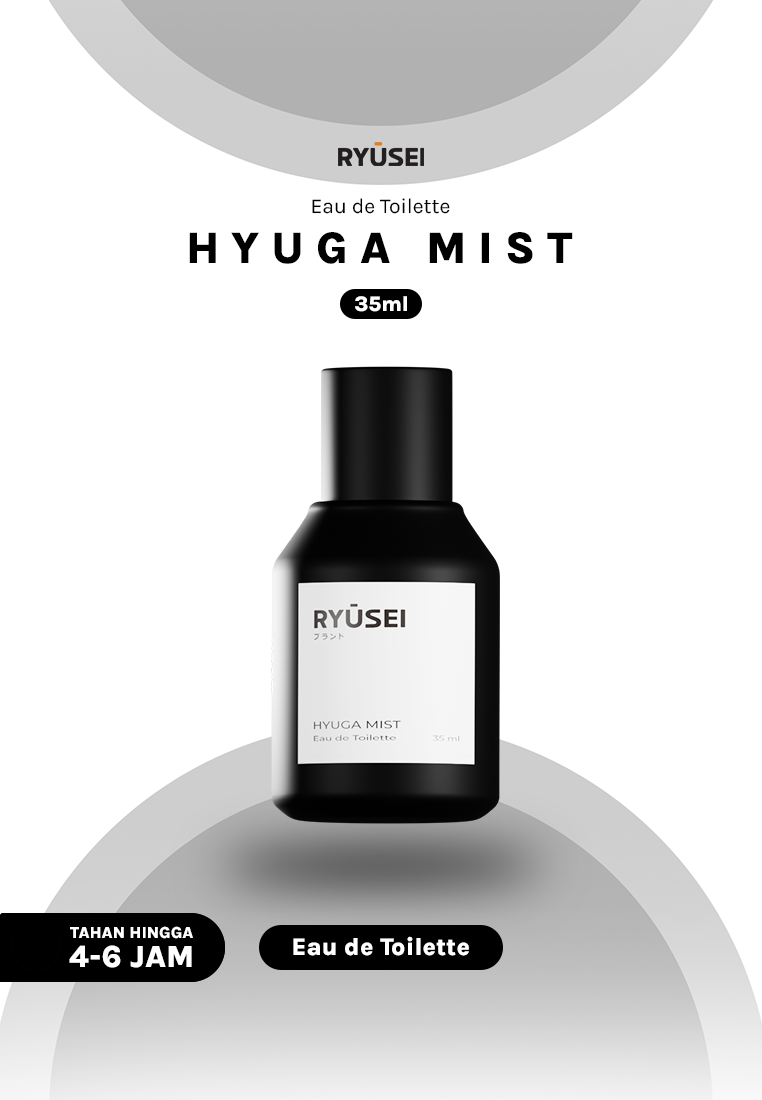 Ryusei Hyuga Mist - Eau de Toilette 35ml - Parfum Pria Tahan Lama