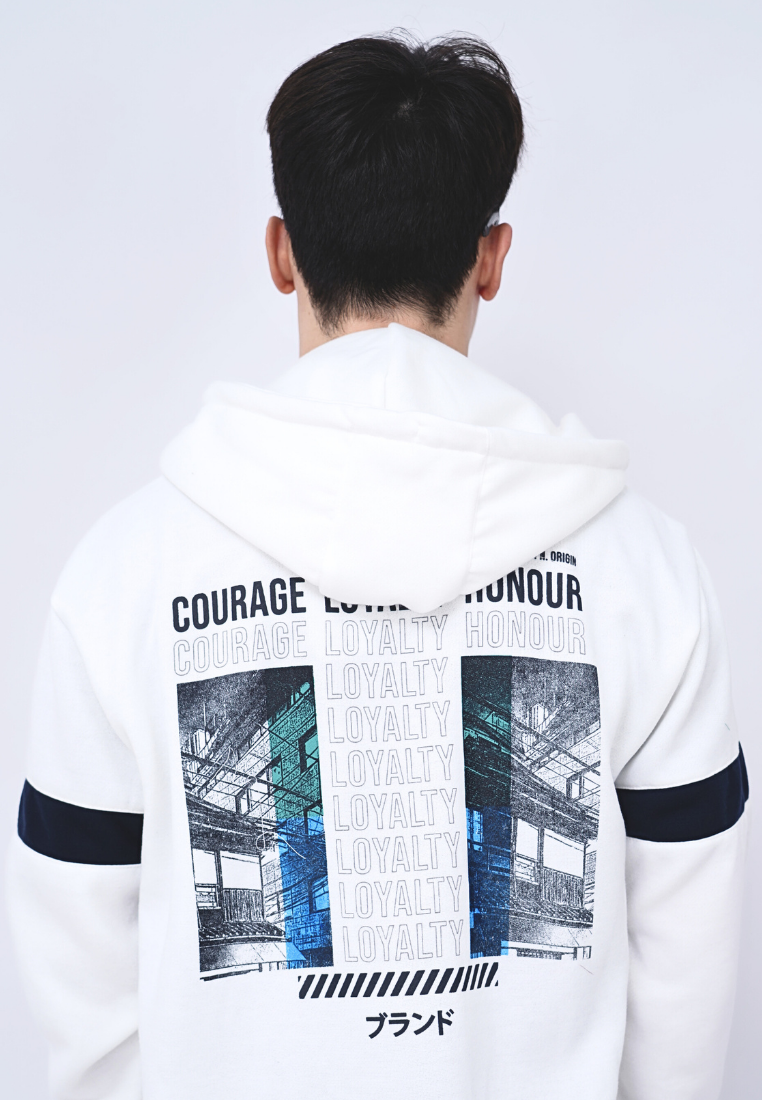 Ryusei Jacket Pria Loyalty CMB White
