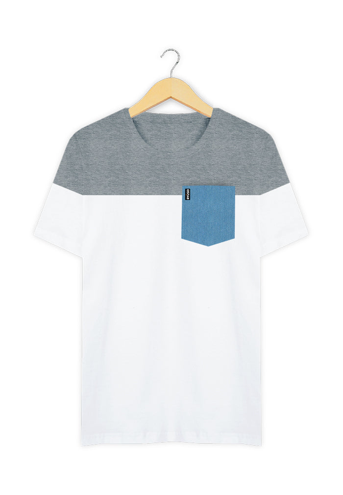 Ryusei Tshirt Yamaga Pocket CMB White - Ryusei T-Shirt