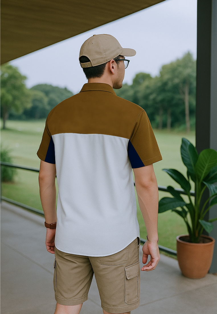 Ryusei Kemeja Hanazawa CMB Brown