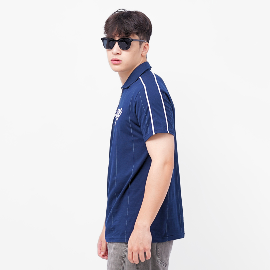 Ryusei Polo Pria Courage Navy