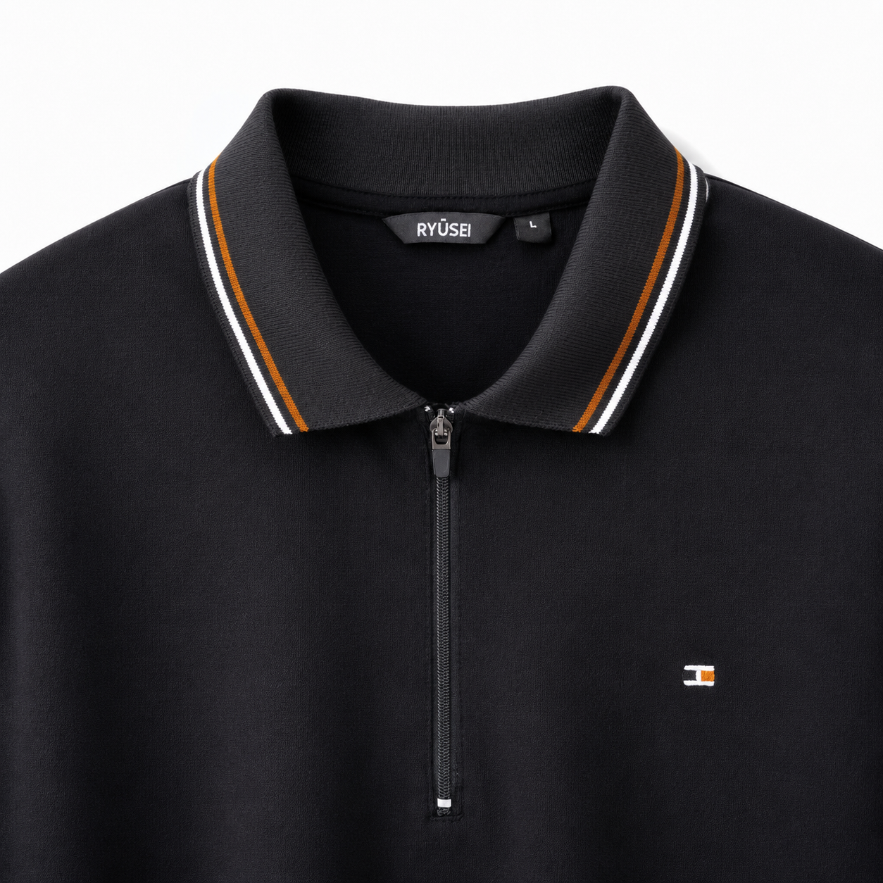 Ryusei Polo Pria Kisaragi Black