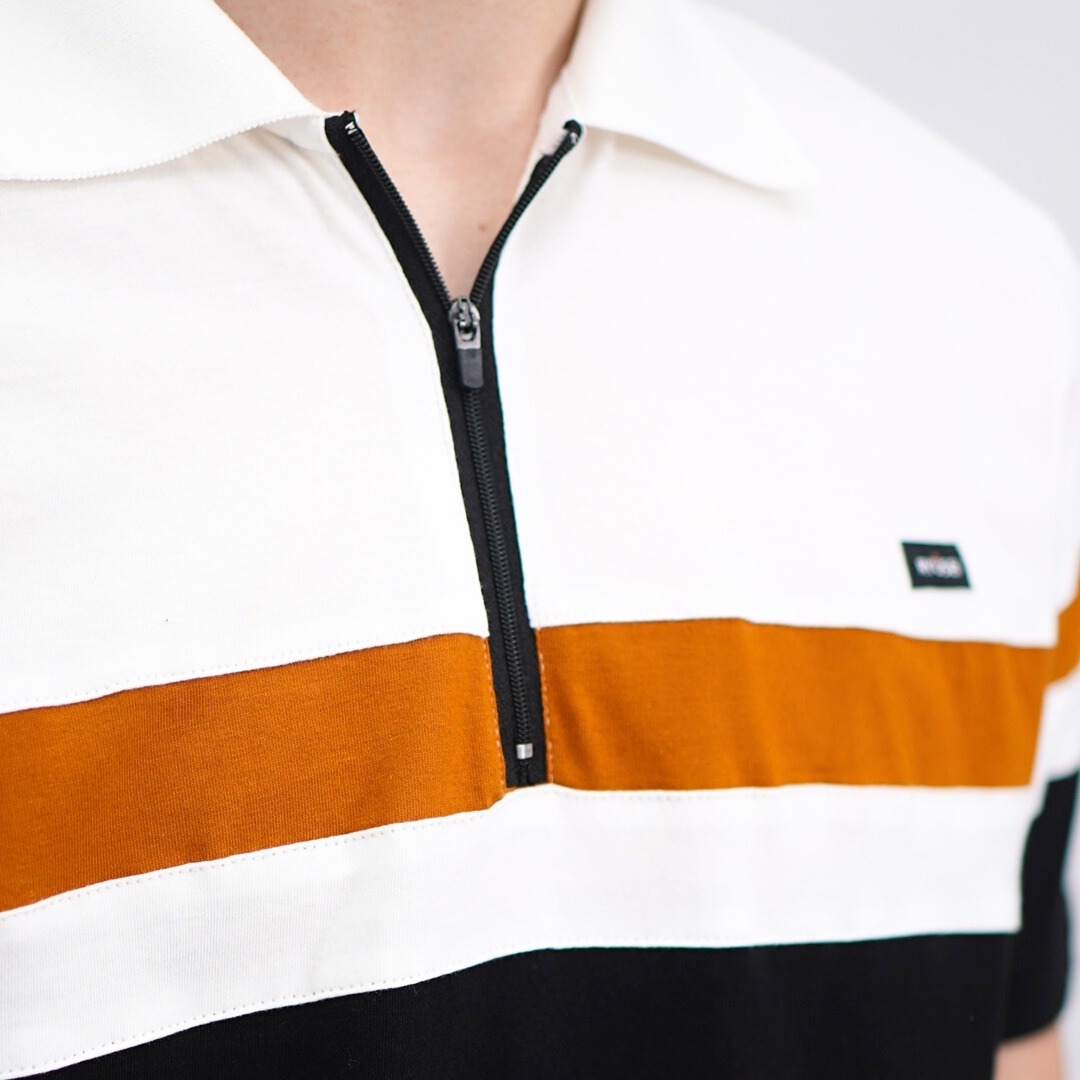 Ryusei Polo Shirt Natsuma CMB Black