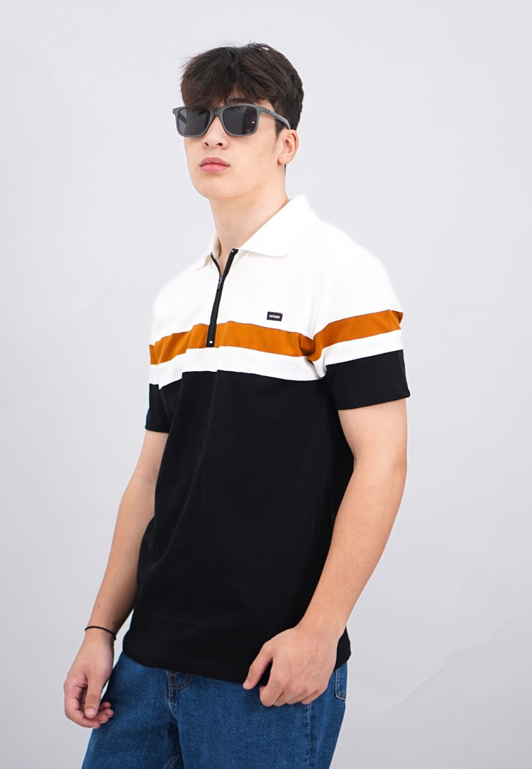 Ryusei Polo Shirt Natsuma CMB Black