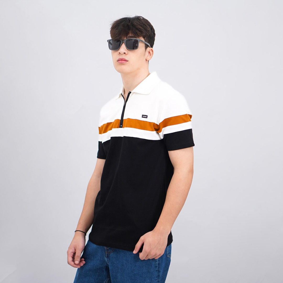 Ryusei Polo Shirt Natsuma CMB Black