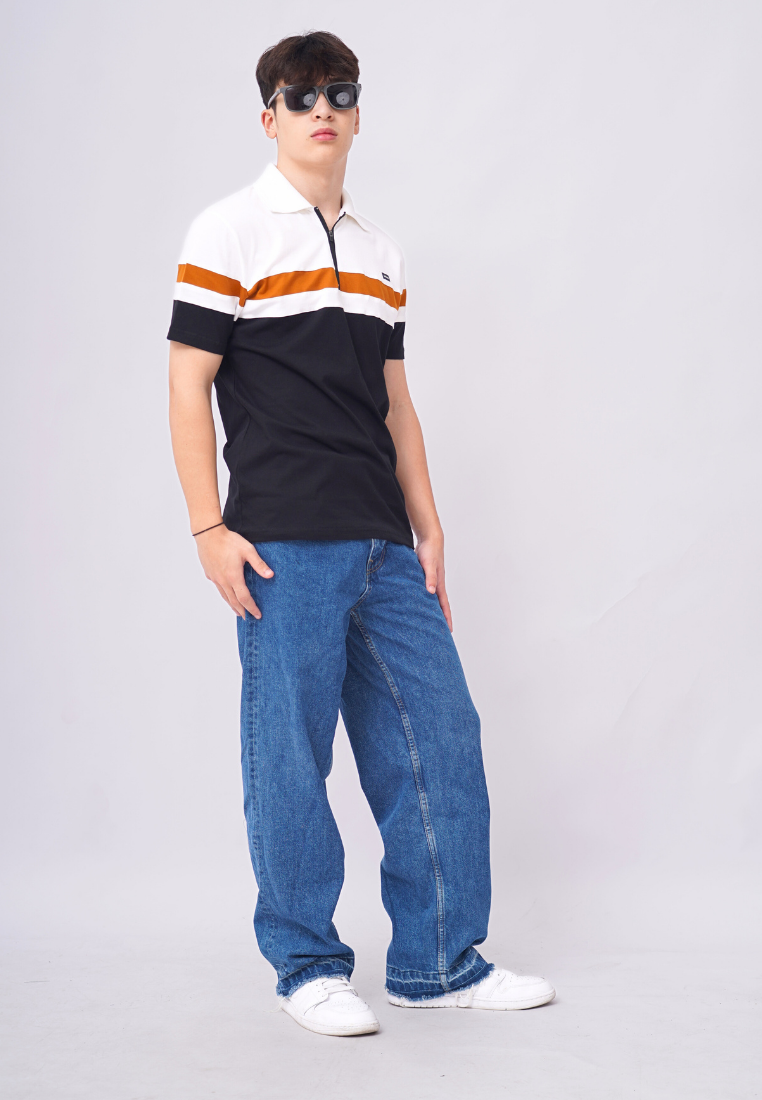 Ryusei Polo Shirt Natsuma CMB Black